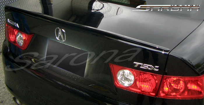 Custom Acura TSX Trunk Wing  Sedan (2004 - 2008) - $139.00 (Manufacturer Sarona, Part #AC-037-TW)